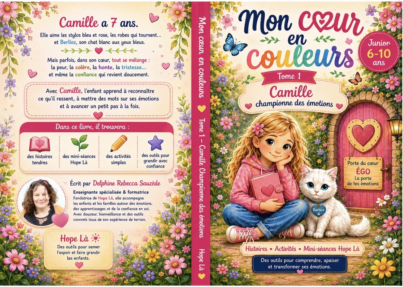 Couverture du livre Camille championne des émotions - Éditions HOPE LÀ